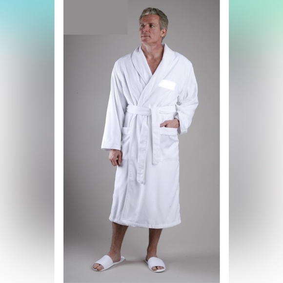 TheShopByIvanPetrov Microfiber Robe Lined in Terry Sz M - Picture 1 of 2